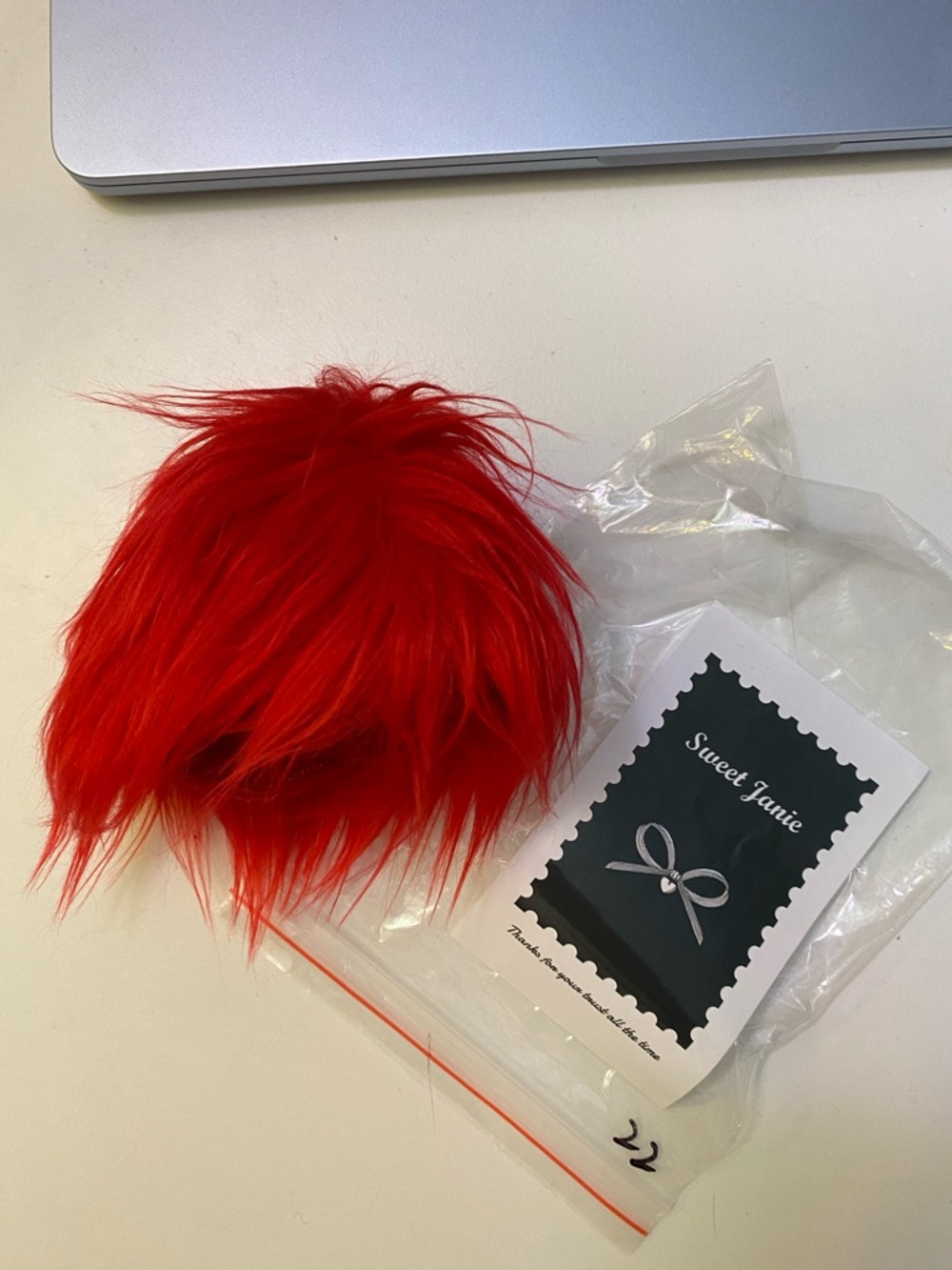 Red Wig for 1/3 60cm BJD (Doll not included)